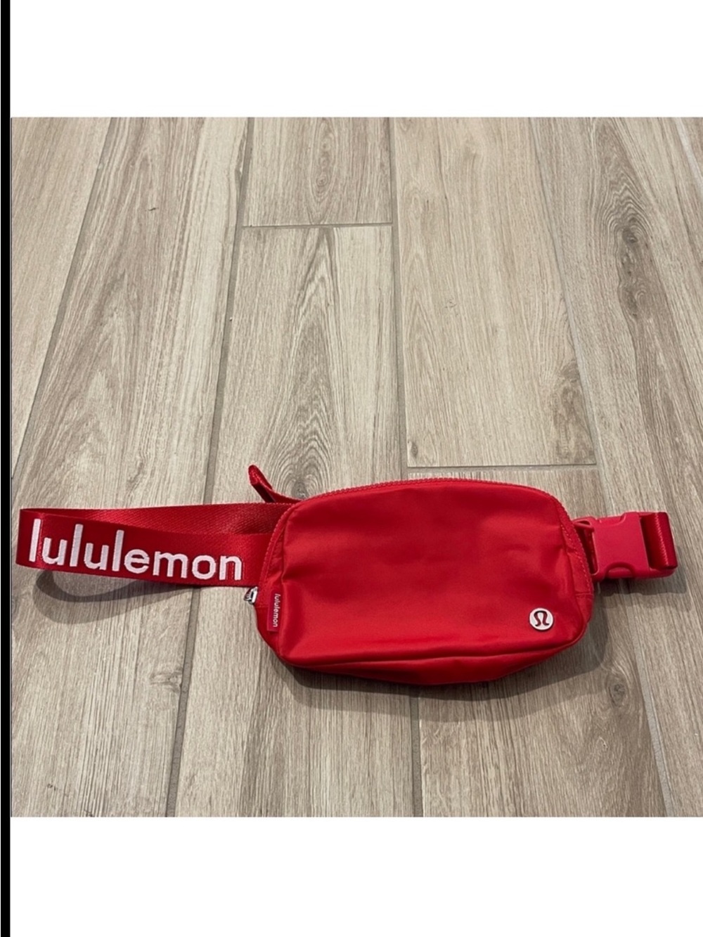 Lululemon Employee Educator Exclusive Everywhere Belt Bag Red *Wordmark OS Rare